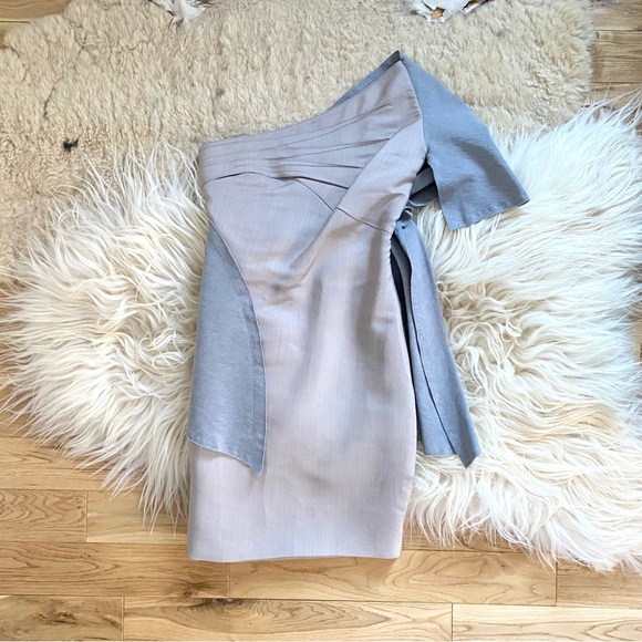 Zac Posen One Shoulder Dress - Picture 8 of 10